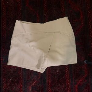 BCBGMaxAzria Cream Skort with Tailored Fit